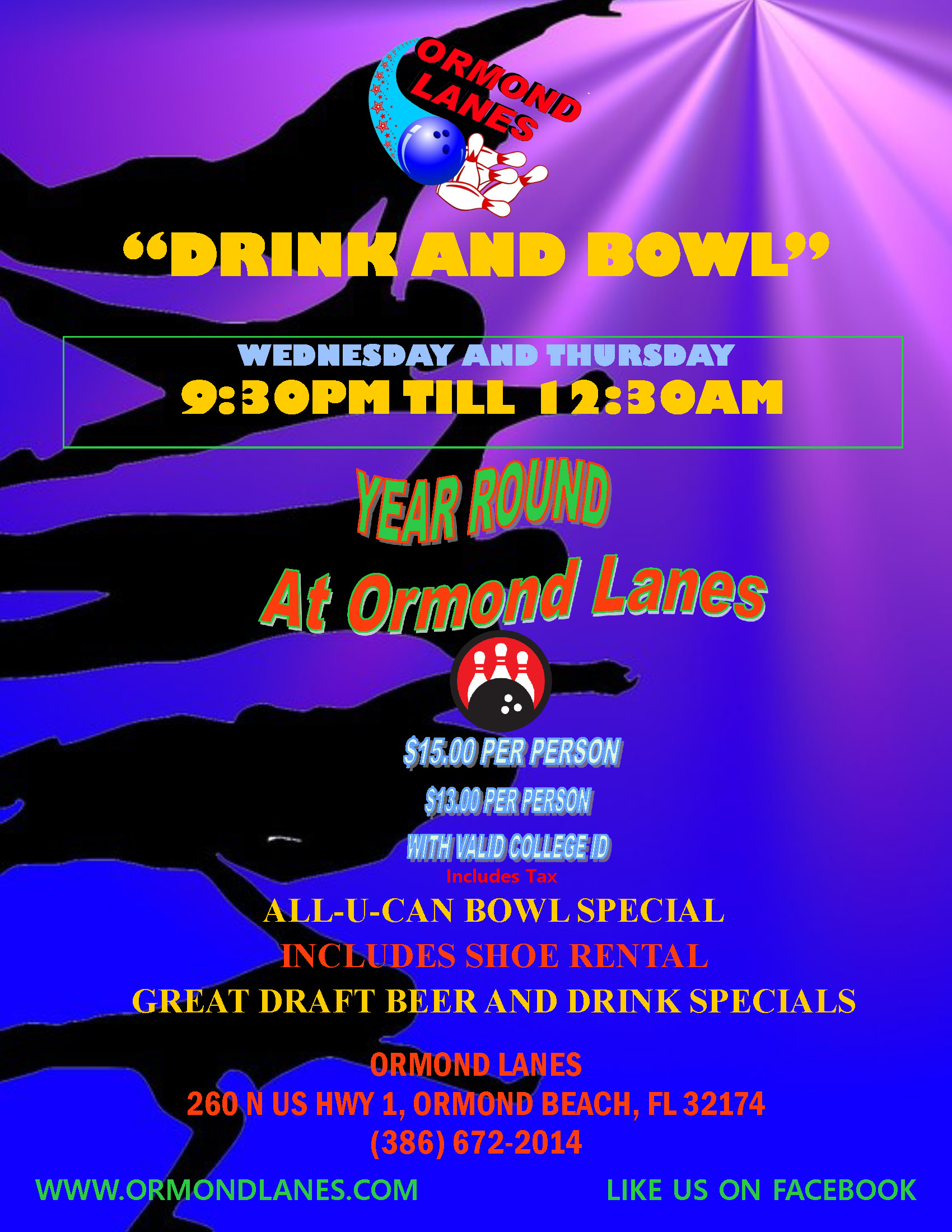 Coupons Ormond Lanes